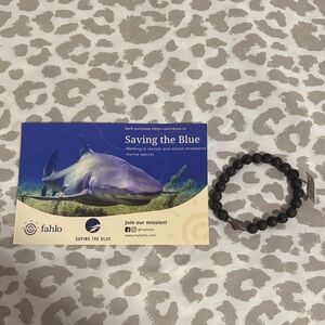 Black Beaded Bracelet by Fahlo